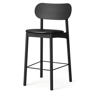 Taburete de bar Decotique Elephant Negro/cuero Negro