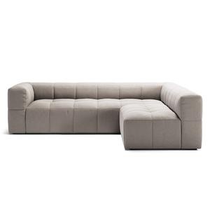 Sofá de 3 plazas Decotique Mure con extremo abierto a la derecha, color arena/ Beige