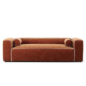 Sofá de 2 plazas Decotique Grand Hue blanco luna/ Cobre