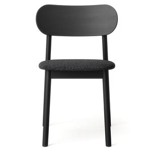 Silla de Comedor Decotique Elephant Bouclé Negro/antracita