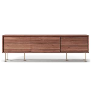 Mueble de TV Decotique Vogue con Patas de 180 cm en Nuez y Latón