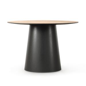 Mesa de comedor social Decotique 150 Negro/roble/natural/roble