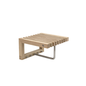 Perchero Cutter Mini de La Colección Skagerak de Fritz Hansen, Roble y Acero Inoxidable