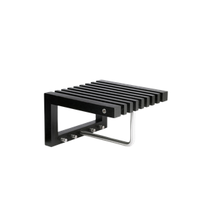 Perchero Cutter Mini de la colección Skagerak de Fritz Hansen, roble Negro y acero inoxidable