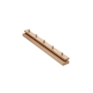 Perchero Cutter de La Colección Skagerak de Fritz Hansen, 72 Cm, Roble/acero Inoxidable