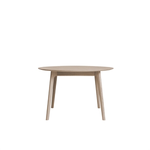 Mesa extensible Ro Collection Salon Ø120 Roble tratado con jabón