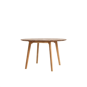 Mesa de Comedor de Salón Ro Collection Ø120 Roble Aceitado