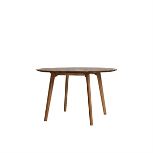 Mesa de comedor Ro Collection Salon Ø120 Roble ahumado