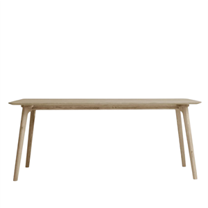 Mesa de comedor de salón Ro Collection 180x90 Roble tratado con jabón