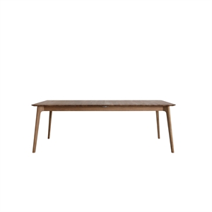 Mesa de comedor de salón Ro Collection 220x100 Roble ahumado