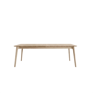 Mesa de comedor de salón Ro Collection 220x100 Roble tratado con jabón