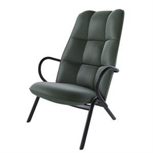 Sillón TON Cissy 103,5 cm Negro/ Verde