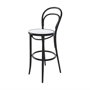 Taburete de bar TON No 14 de 61 cm , Negro