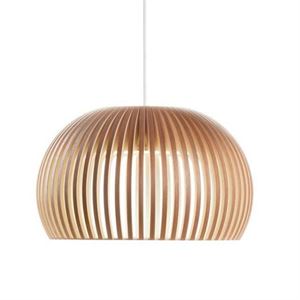 Secto Atto 5000 Pendant Walnut 3000 Kelvin