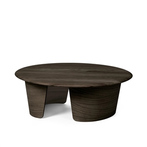 Sibast Furniture No 7 Lounge Mesa de Centro Ø90 Baja Roble Aceitado Oscuro/Maza