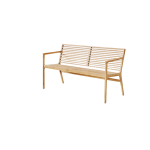 Banco de Jardín Sibast Furniture RIB para 3 Personas en Teca