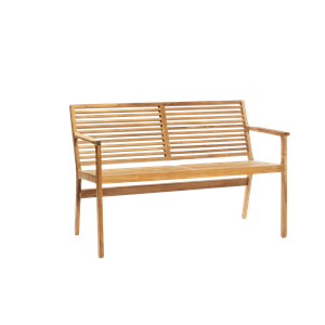 Banco de Jardín Sibast Furniture RIB para 2,5 Personas en Teca