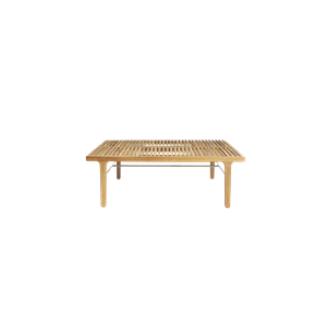 Mesa de Centro Cuadrada de Teca RIB para Exteriores de Sibast Furniture