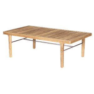 Mesa de Centro para Exterior Sibast Furniture RIB de Teca de 110"