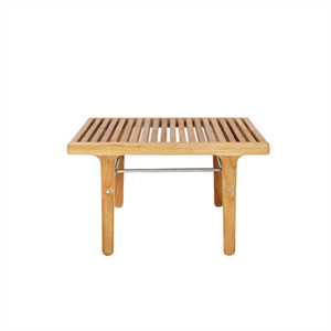 Mesa de Centro para Exterior Sibast Furniture RIB de 60 Pulgadas de Teca