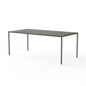 Mesa de comedor NINE Sine 189 x 94,5 cm Verde oscuro