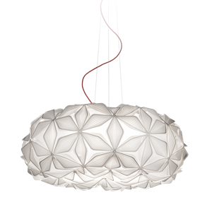 SLAMP C'Est La Vie Lámpara Colgante Grande Blanco/ Rojo