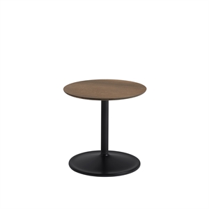 Mesa de Centro Muuto Soft Roble Ahumado/ Negro Ø41 H40