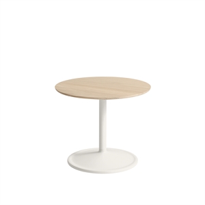 Mesa de Centro Muuto Soft Roble/Blanco Crudo Ø48 H40