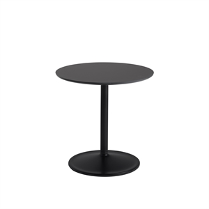 Mesa de Centro Muuto Soft Negro Ø48 H48