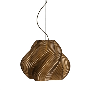 Lámpara Colgante Mega de Helado Suave Crème Atelier Caramelo/ Cromo