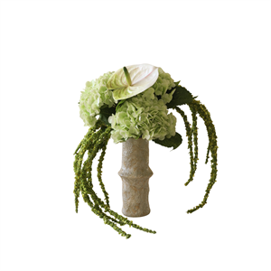 Ramo Sinfonía Gota de Rocío Botané Verde/ Blanco