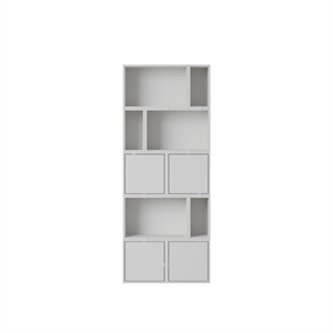 Estantería Apilable Muuto, Configuración 8, Gris