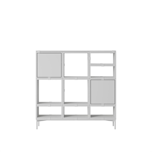 Estantería apilable para pasillo Muuto, configuración 3 , Gris