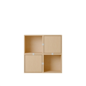 Estantería Apilable para Pasillo Muuto , Configuración 4, Roble