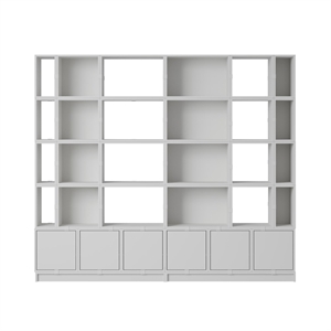 Estantería de oficina apilable Muuto , configuración 1, Gris