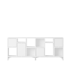 Estantería de Oficina Apilable Muuto, Configuración 3, Blanco