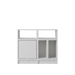 Estantería de Oficina Apilable Muuto, Configuración 5, Gris