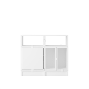 Estantería de Oficina Apilable Muuto, Configuración 5, Blanco