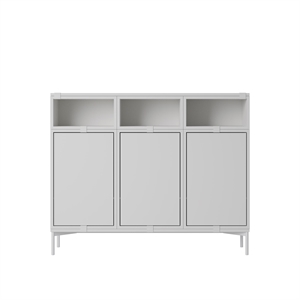 Estantería Apilable Muuto, Configuración 3 , Gris