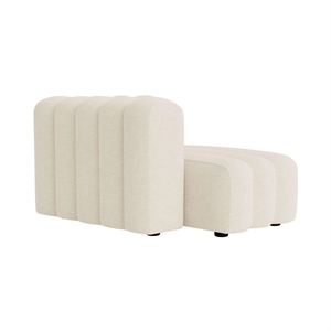 NORR11 Studio Lounge Reposabrazos Corto Pequeño para Sofá Derecho Barnum 24