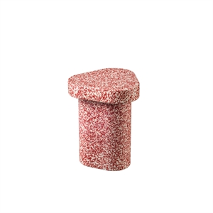 Miniforms Superpop Mesa auxiliar Ø37 Tavolino Alto/Super Rojo