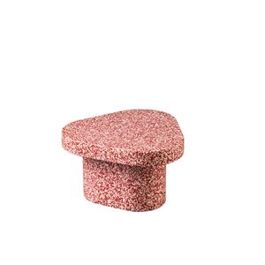 Miniforms Superpop Mesa auxiliar Ø55 Tavolino Basso/Super Rojo