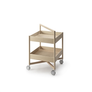 Bandeja Nikari Taso Alta con Ruedas Roble