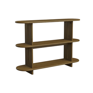 We Do Wood Estantería de Madera Tesa de Pino Ahumado