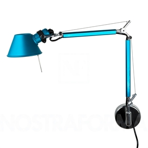 Artemide Tolomeo Micro Lámpara de Pared Azul