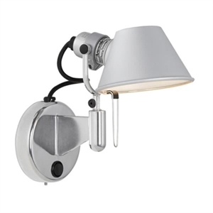 Artemide Tolomeo Micro Faretto Lámpara de Pared LED Regulable con Interruptor 3000K