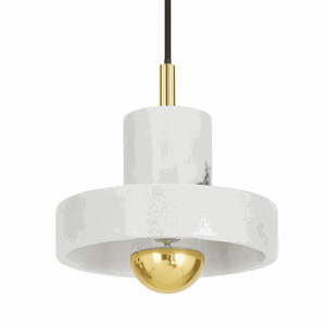 Tom Dixon Stone Lámpara Colgante Latón/Mármol