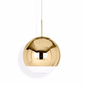 Tom Dixon Mirror Ball Lámpara Colgante Mediana Dorado LED