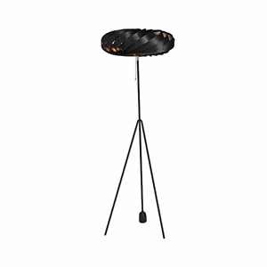 Tom Rossau TR5 Lámpara de Pie Negra Mediana