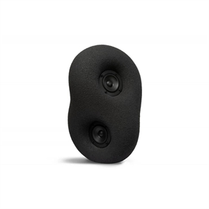 Altavoz Acústico Transparente con Escultura Negro
